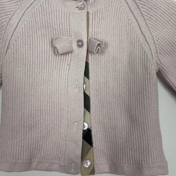 Burberry Rib Knit Cardigan - Picture 2 of 4